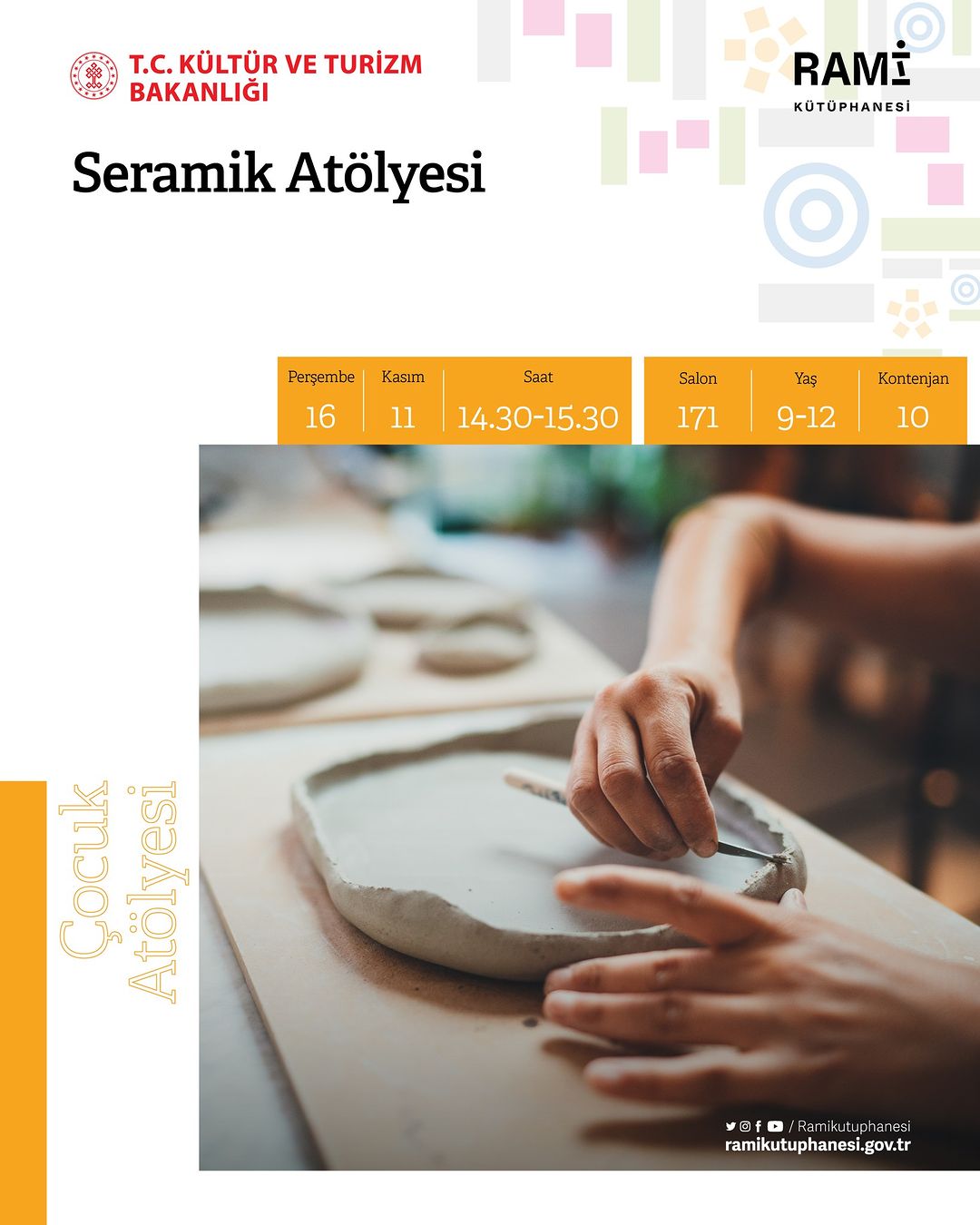 RAMİ KÜTÜPHANESİ -  Seramik Atölyesi 
